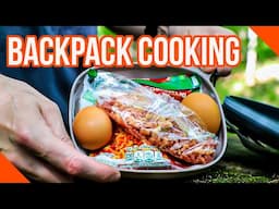 Solo Backpack Cooking Option (Rice & Omelet)