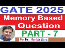 GATE 2025 Mathematics | Part 7 | Memory Based Question | Short Cut Tricks