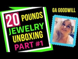 OLD SCHOOL GOODWILL 20 POUND MYSTERY JEWELRY UNBOXING | PART #1 | Let's Chat  | Thredup Etsy Resell