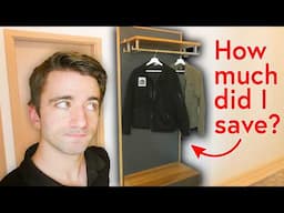 I saved 100€ building this Wardrobe