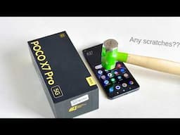 Poco X7 Pro 5g Scratch Test