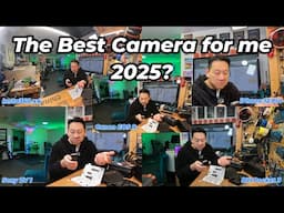 My best camera for YouTube in 2025? Testing EOSR, ZV1, Insta360X4, DJI Pocket 3, iPhone12PRO