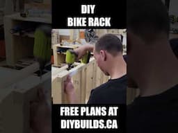 How to Build a Bike Rack #diy #woodworking #shed #build #building #plans #free  #diyprojects