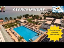 Constantinos The Great Beach Hotel Protaras Cyprus - Full Tour Including ROOM.