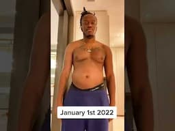 KSI shows his body Transformation