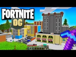 I Built TILTED TOWERS from OG Fortnite in Minecraft!