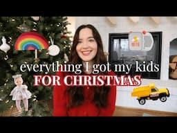 Everything I Got My Kids For Christmas 2024 | MINIMAL Gifts for Toddlers and Baby!