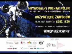 Indywidualny Puchar Polski Kobiet i Mężczyzn-Bydgoszcz 16.11.2024