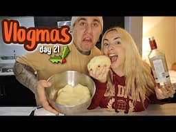 Baking Christmas Cookies w/ my Boyfriend *DRUNK VERSION*