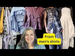 Inspiration for Upcycling men's shirts (upcycling clothes)