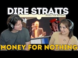 MARK'S EPIC RIFF!! | DIRE STRAITS - Money for Nothing (MTV Music Video) | First Time Couple Reaction