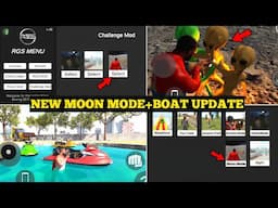 Finally New UFO+Boat Cheat Code in Indian Bike Driving 3D 🤯🔥| New Moon Mode Update | Harsh in Game