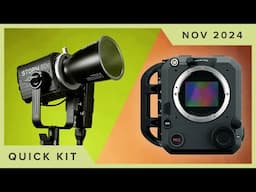 Quick Kit / November 2024 - Fuji Eterna Medium Format Cine Camera, Aputure FIX LED Lighting & More!!