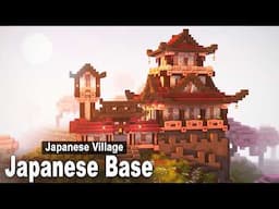 Minecraft: How to build a Japanese Cherry Base | Easy Tutorial