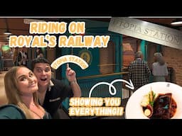 Dining on The NEW Royal Railway UTOPIA Station | A TRAIN on a Cruise Ship?! | Showing You Everything