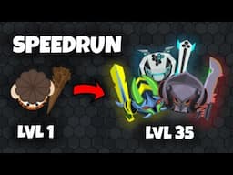 Evowars.io - Speedrun to Level 35! [WR]  600k+ Max Space Hunter in 5:15!