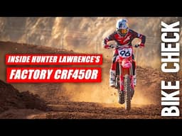 WHAT PARTS DOES HUNTER LAWRENCE RUN ON HIS FACTORY CRF450RWE! | Bike Check