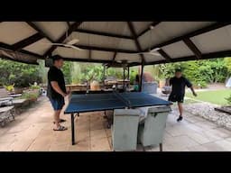 Phil & Eddie 17 shot rally (table tennis)