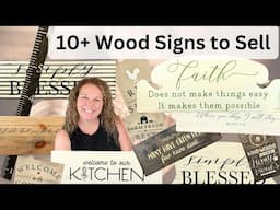 10+ Wood Signs to Sell | Different Kinds of Stencils & When to Use Them | Stencil Hacks | Wood Signs