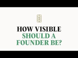 5 times founders should be visible (without being the face of the brand)