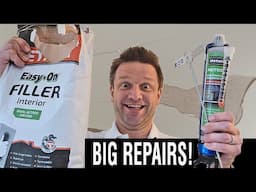 How to DIY Repair Deep Cracks and Badly Damaged Plaster