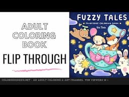 Fuzzy Tales: Fairycore Coloring Book Review | Vivi Tinta