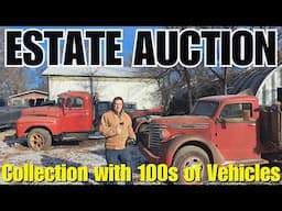 Searching for Rusty Gold in a GIANT Old Car and Truck Auction in Central Iowa