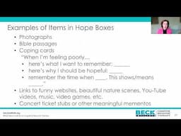 CBT to Prevent Suicide - Hope Boxes