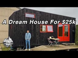 Young Man Crafts Stunning Eco-Friendly House on a Budget Tiny House Tour