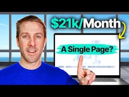 How This "1 PAGE" Website Makes $21,000/Month!