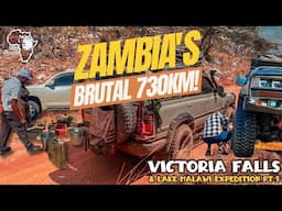 Brutal 730KM Drive on Zambia’s T2 Highway: CHAOS, CHALLENGES & CONVOY CHAOS! Part 4