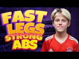 Kids Workout for Future Football Stars ║ Fast Legs and Strong Abs ║ GROWING STRONG