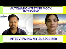 Automation Testing Mock Interview | Only Java Questions from Experienced Candidates