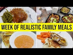 A Week of Regular, Realistic FAMILY Meals