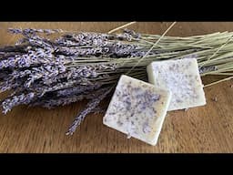 DIY Lavender moisturizer shower bars