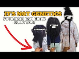 It's NOT genetics 🧬 STOP saying this, your hair can grow long too! and here's how