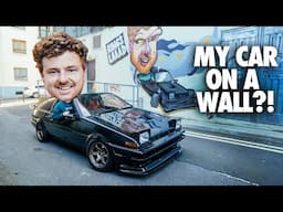 My AE86 is on a WALL?! and one Year Fulltime Youtbe