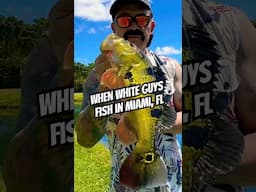 White Guys Fishing in Miami