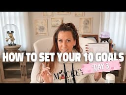 How to set 10 goals that matter to you | Day 3 / 14 day Fresh Start