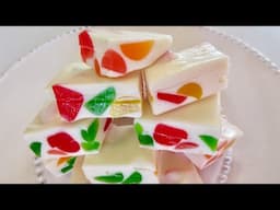 Christmas Day NOUGAT CANDY Recipe made using a microwave :)