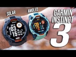 Garmin Instinct 3 Hands-On: EVERY New Feature Explained! (AMOLED?!)