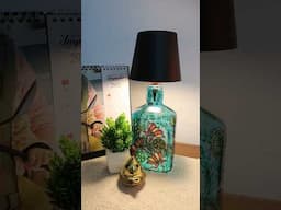 Turn any bottle to a LAMP 🤩🥳 #bottlelamp #reuse #recycle #lamp