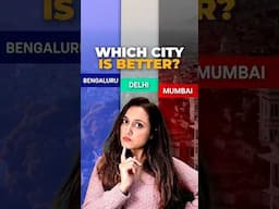 Mumbai vs Delhi vs Bengaluru | Cost of living in 2025 #shorts