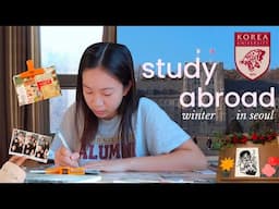 a week in korea university | winter study abroad in seoul, lotte world, cafes & classes