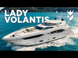 Walk through this beautiful Sunseeker 115' for charter "LADY VOLANTIS"!