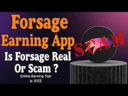 Forsage Earning App | Is Forsage Real Or Scam ? | Online Earning Tips By MHK