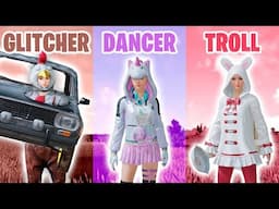 GLITHCER vs DANCER vs TROLL in PUBG MOBILE