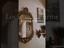 How to cleanse and lock an old mirror ⚔️🪞#witchcraft #witchtip #witch #beginnerwitchcraft