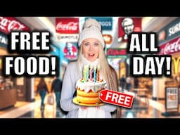 HOW MUCH FREE FOOD CAN I GET FOR MY BIRTHDAY? 🎂 *HUGE money savings!