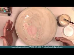 Glazing a Ceramic Plate